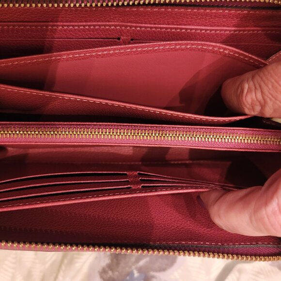 LOUIS VUITTON Zippy Wallet Long Monogram Empreinte - EUC - Picture 9 of 10